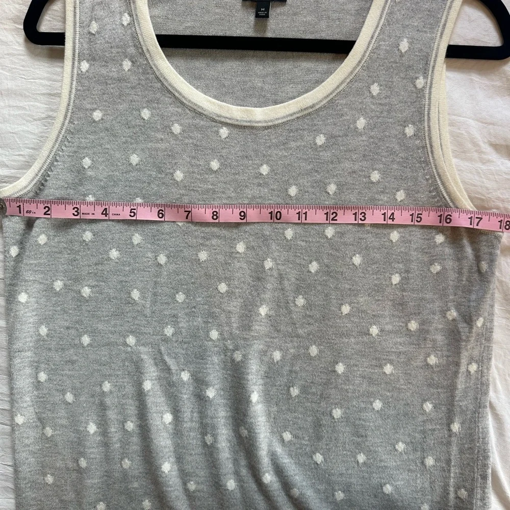 Talbots Charming Shell Dot Top - Picture 5 of 8